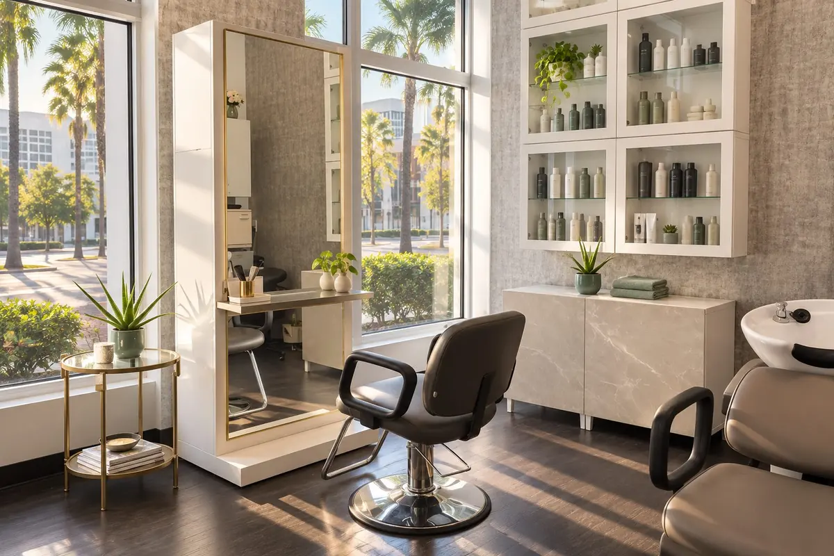 M/C Salon & Spa private suite, serving Laurel Park, FL